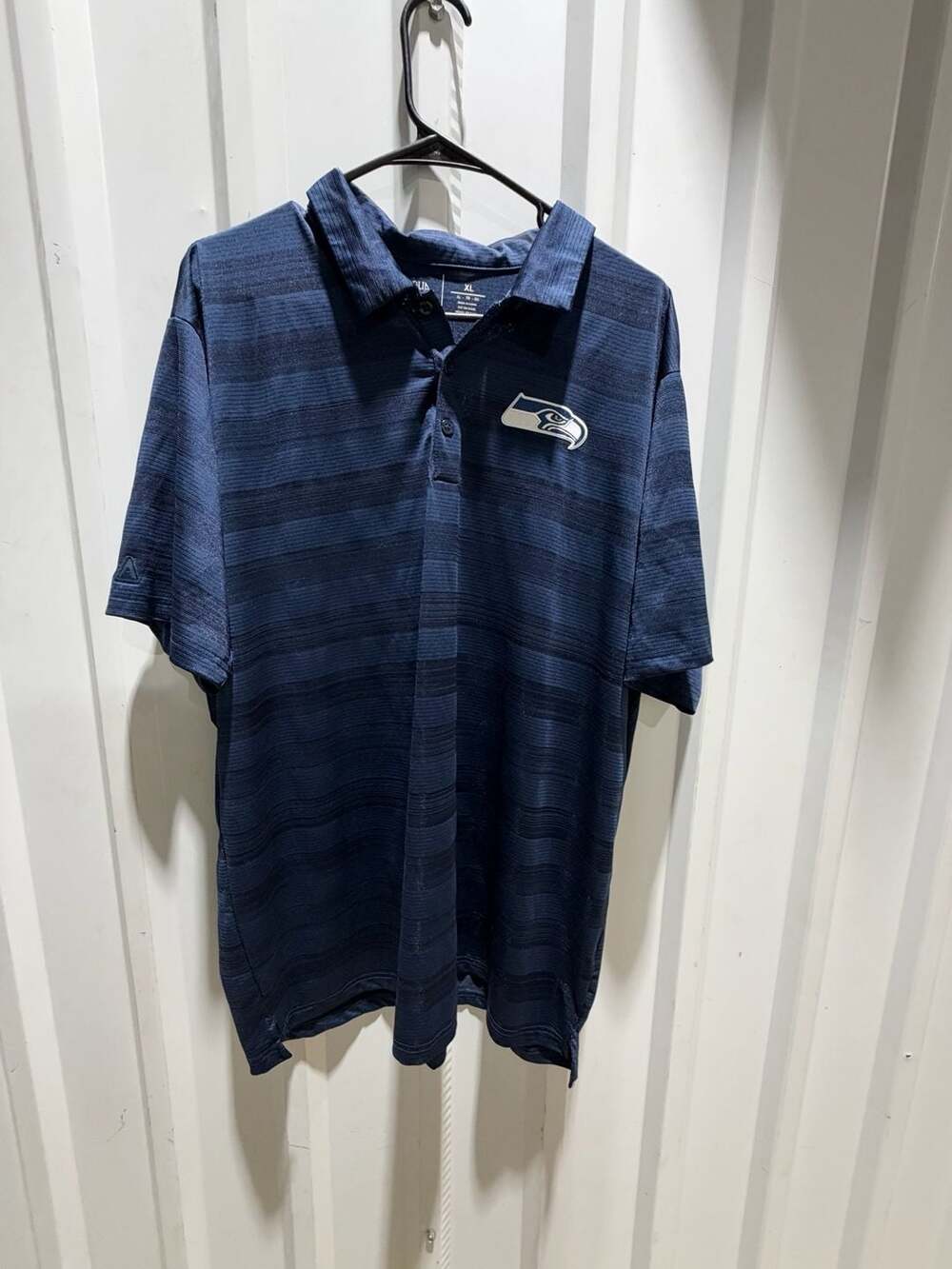 Seattle Seahawks Sideline Victory Stripe Men's Dri-FIT Polo shirt